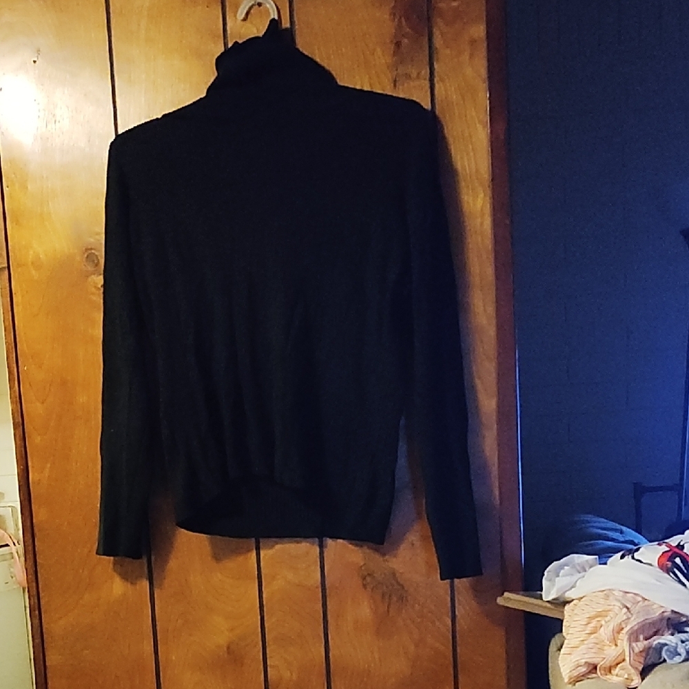 Black Turtleneck Sweater